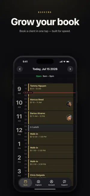 Barber Up - Appointment Book screenshot 1