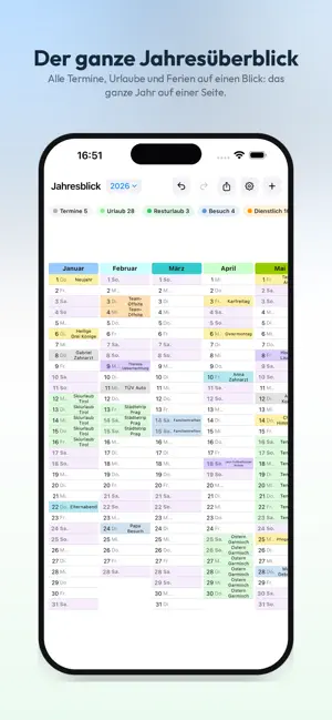 Jahresblick screenshot 1