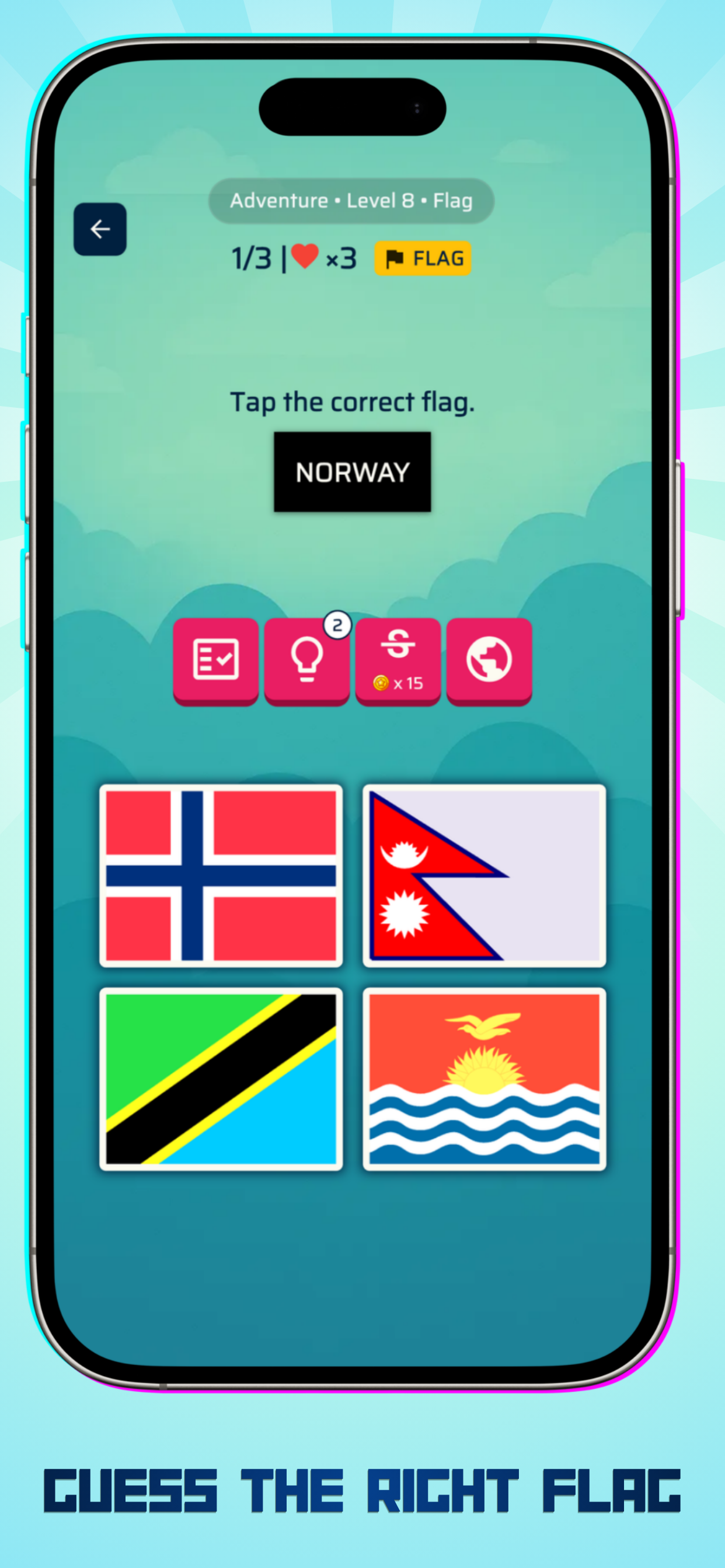 Geo Quiz Guess the Flag screenshot 2