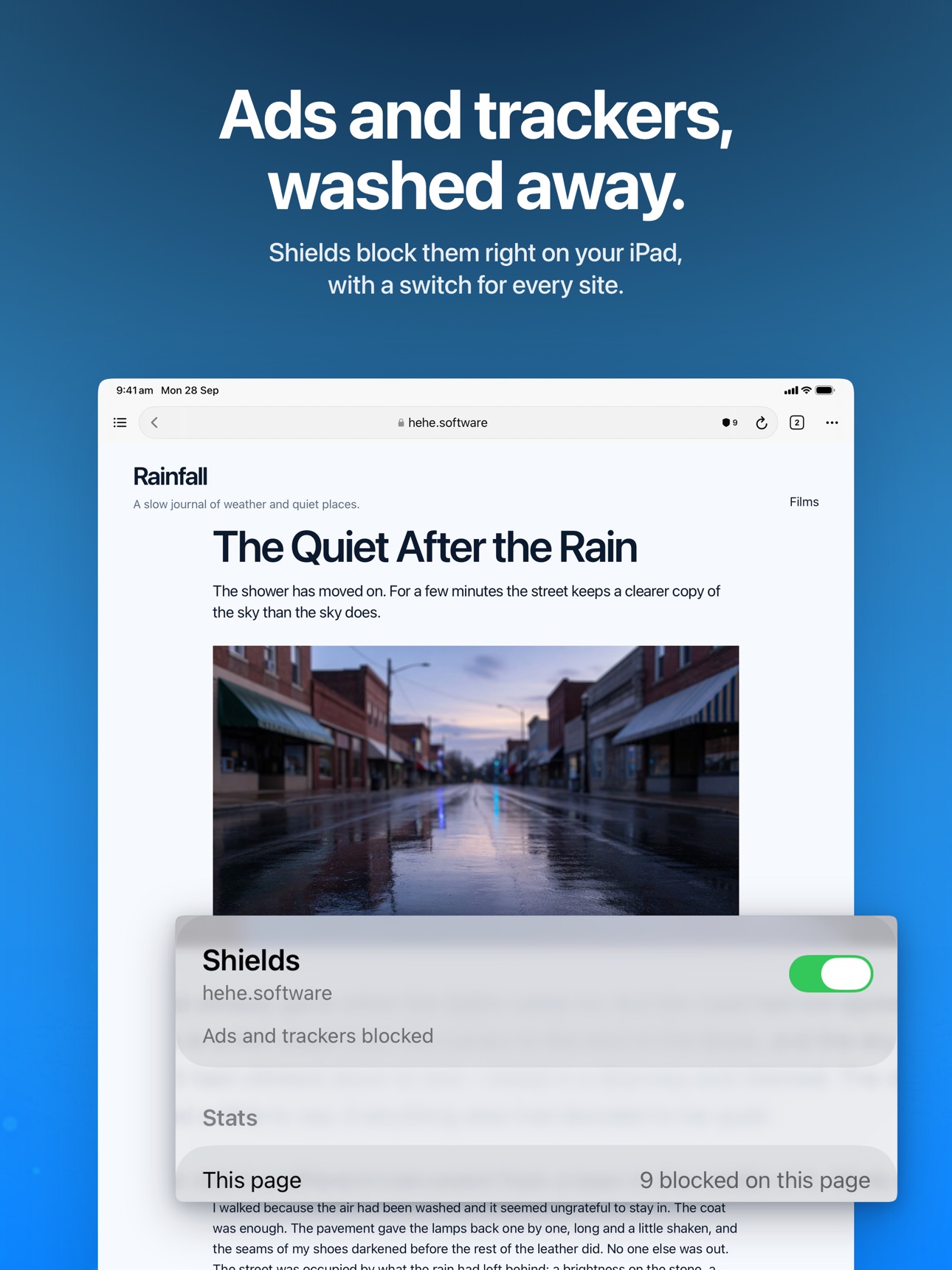 Screenshot 6 of Rain: no_ads browser