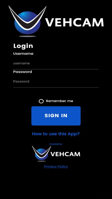 Screenshot #1 pour VEHCAM