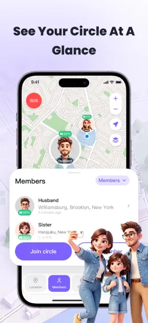 KinLocate : Family GPS Locator screenshot 1