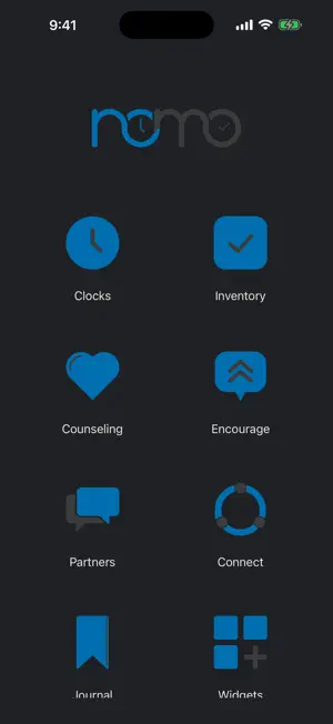 Nomo - Sobriety Clocks screenshot 1