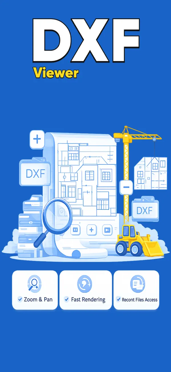 Screenshot #1 pour DXF Viewer: CAD File Reader