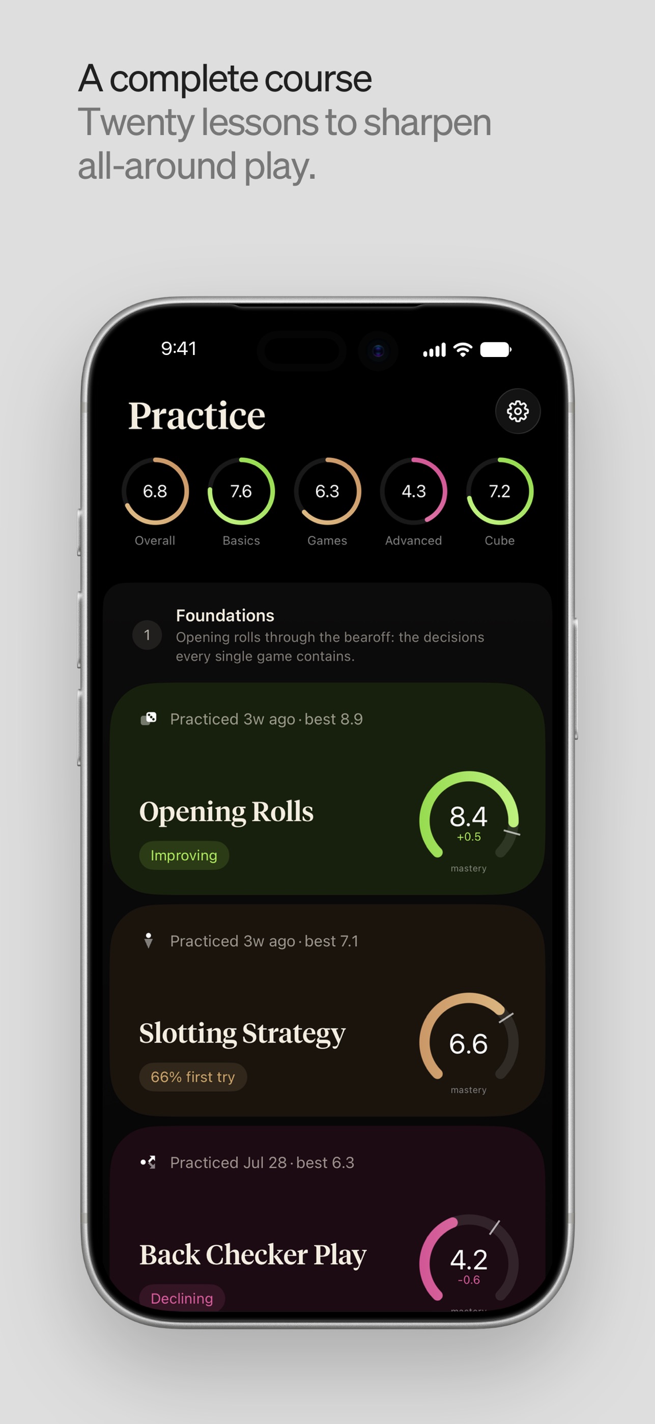 Screenshot 1 of Better Backgammon