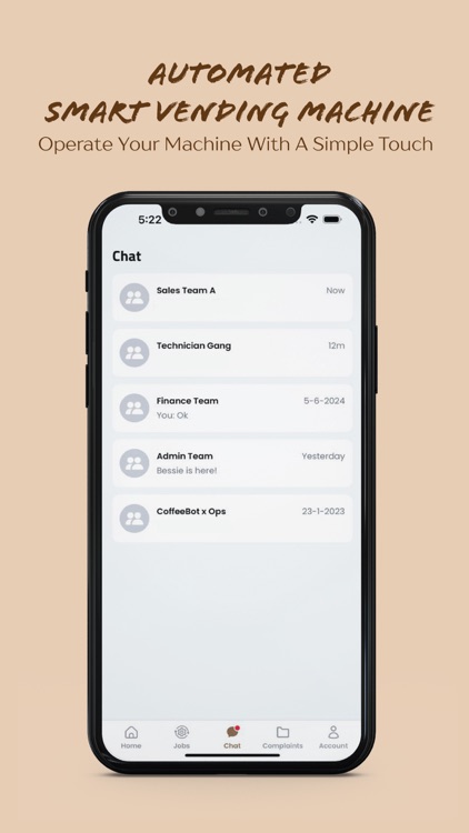 CoffeeBot Operation App