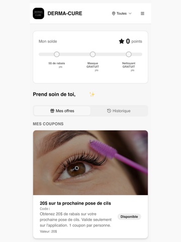 DERMA-CURE iPad screenshot