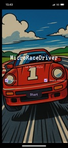 MicroRaceDriver screenshot