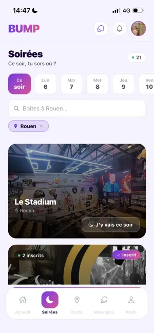BUMP - Soirées, Boîtes de Nuit screenshot 3