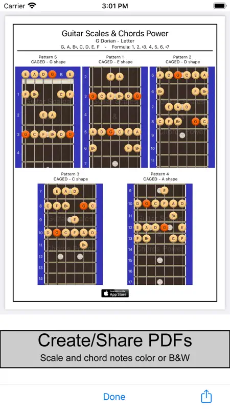 Guitar Scales & Chords Power screenshot 7 of 9