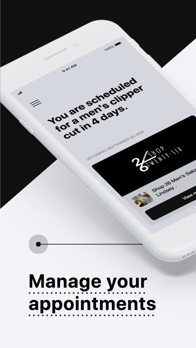 Shop 26 Men’s Salon iPhone screenshot 2 - Lifestyle app