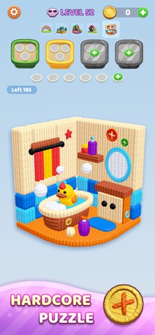 Yarn Fever! Unravel Puzzle iPhone screenshot