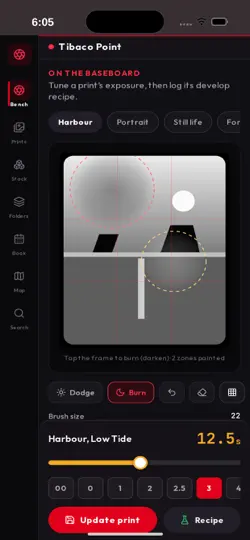 Скриншот Tibaco Point на iPhone 1