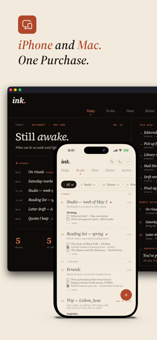 Ink: Notes, Lists & To-Dos Screenshot 10 of 10