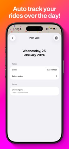 Ride Radar for Theme Parks screenshot