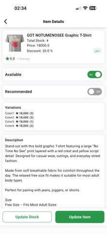 iDaily Vendor screenshot