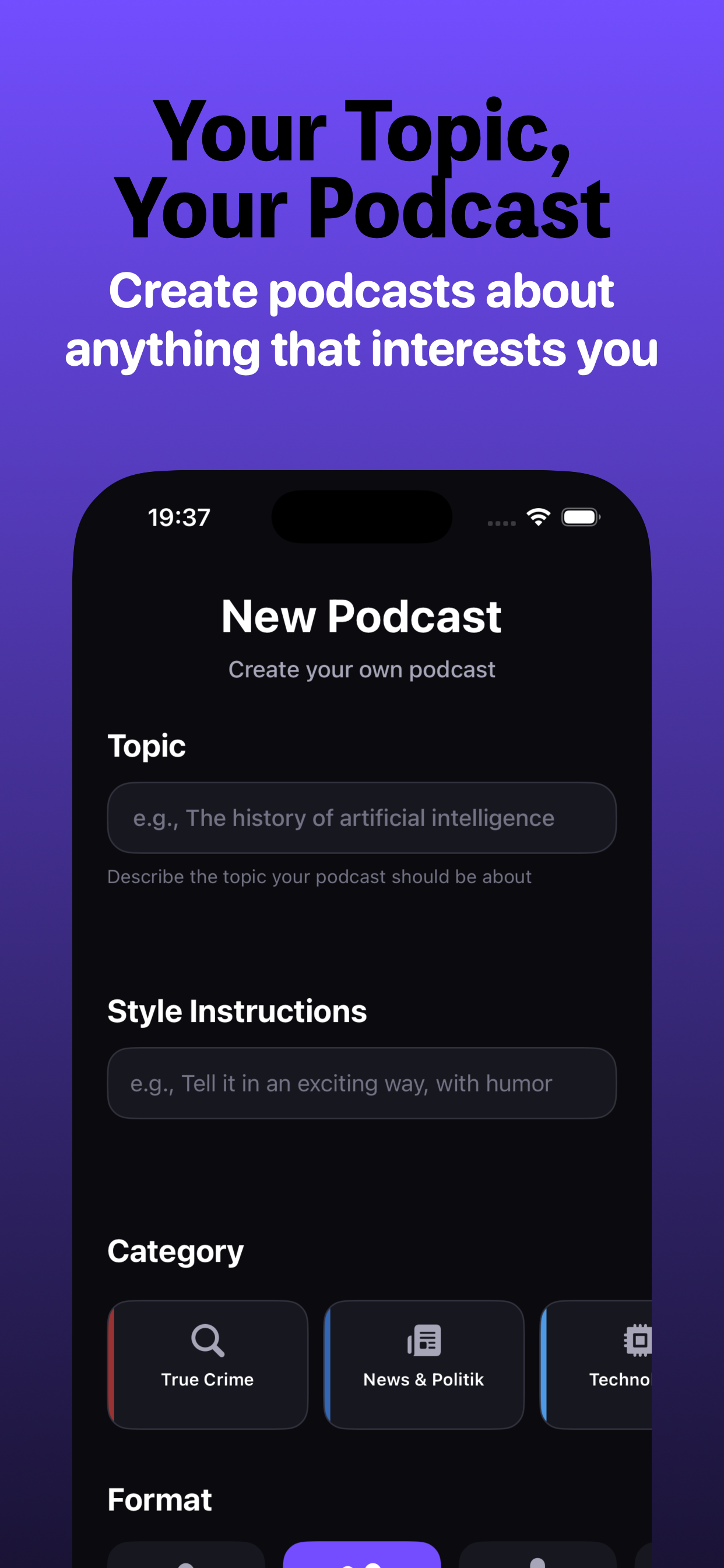 Podcastify: Create AI Podcasts