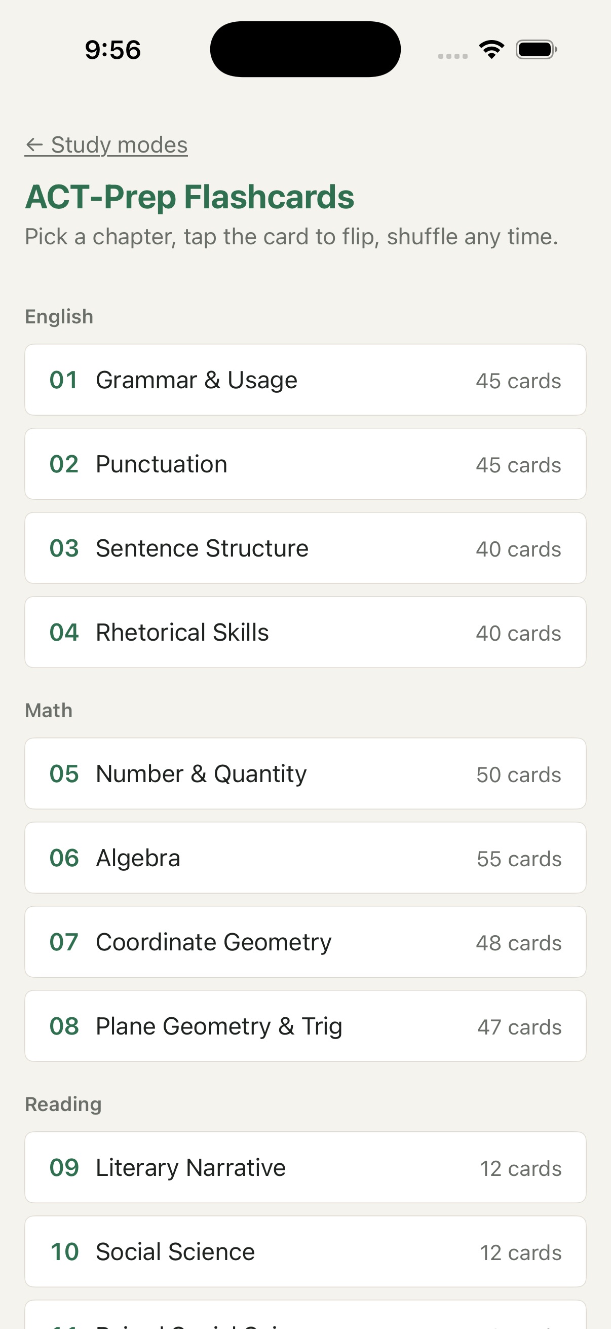 Screenshot 2 of ACT-Prep