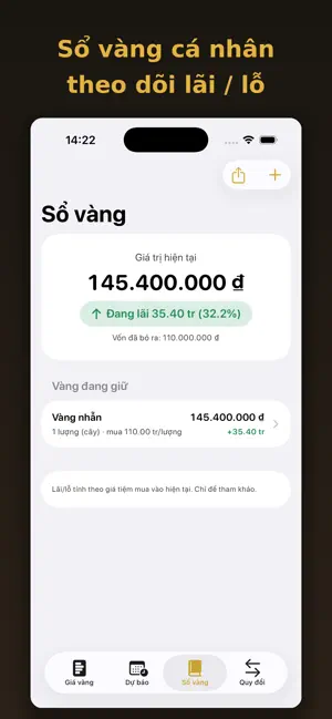 Giá Vàng 247 – SJC PNJ DOJI screenshot 2