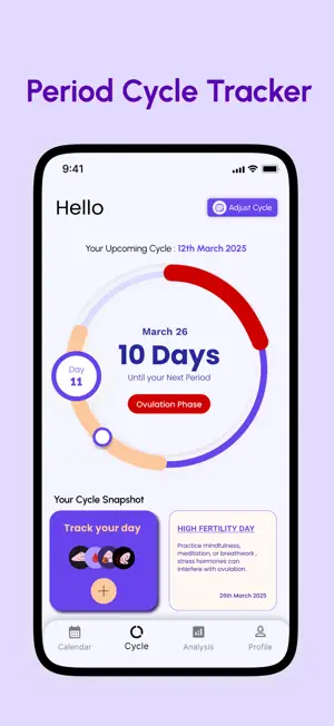 Estri Period & Cycle Tracker screenshot 2