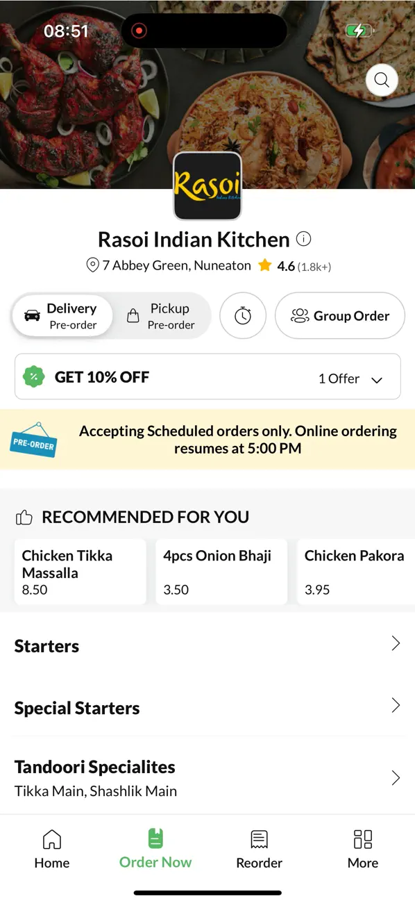 Screenshot #2 pour Rasoi Indian Kitchen