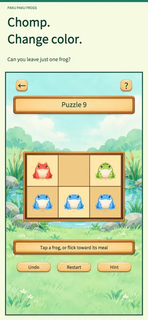Paku Paku Frogs screenshot 1