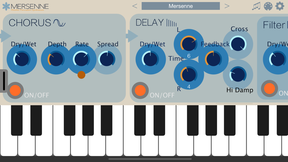 #6. Mersenne - AUv3 Plug-in Synth (iOS) 由: iceWorks, Inc.