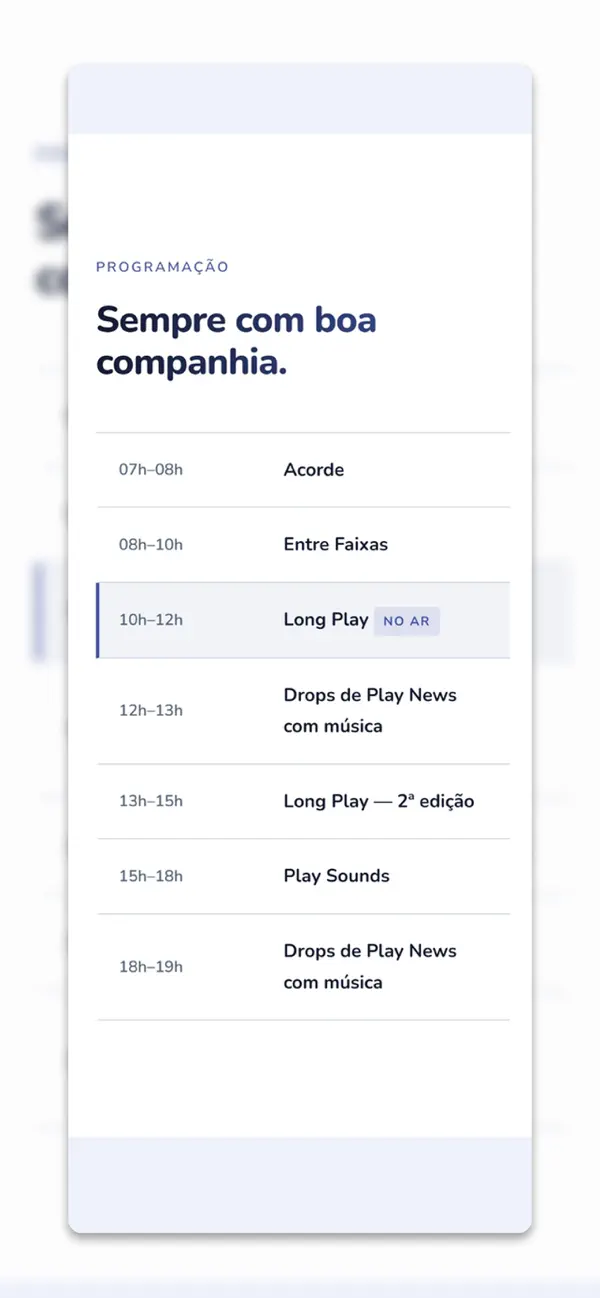 #2. Rádio Play FM (iOS) By: Nativa FM Campinas