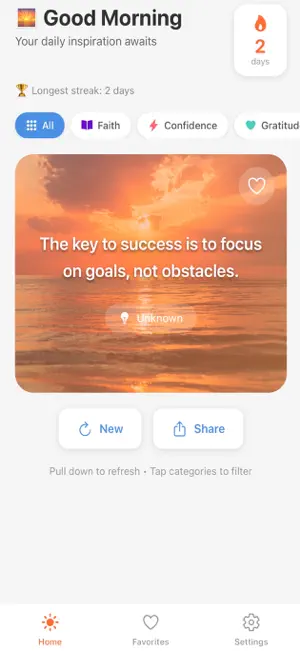 Rise Daily: Affirmations screenshot 2