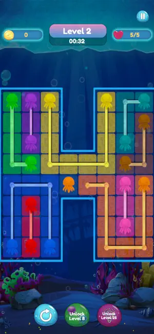 Ocean Flow: Connect Puzzle screenshot 2