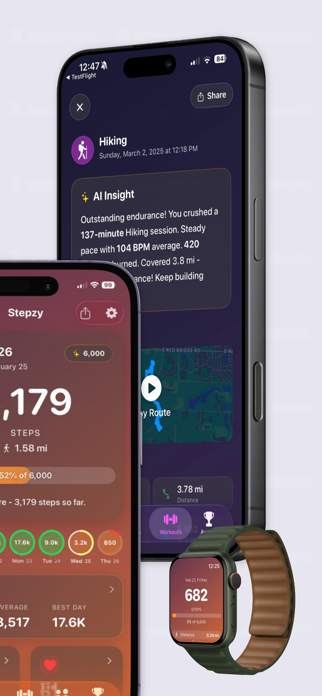 Stepzy - Smart Step Counter Screenshot 2 of 10