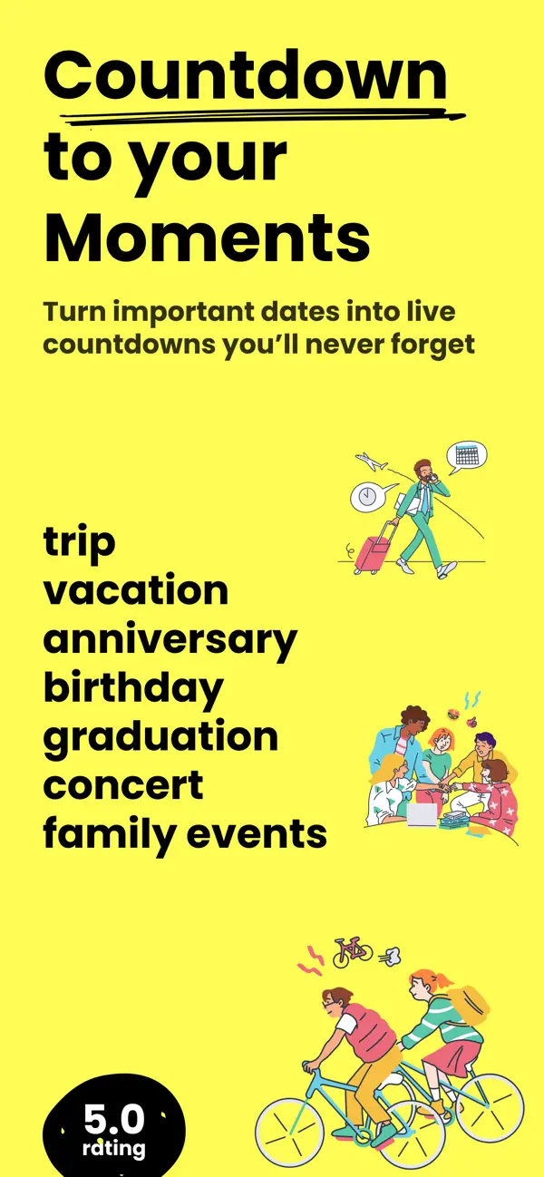 #1. Moments: Event Countdown (iOS) De: Ruslan Shadura