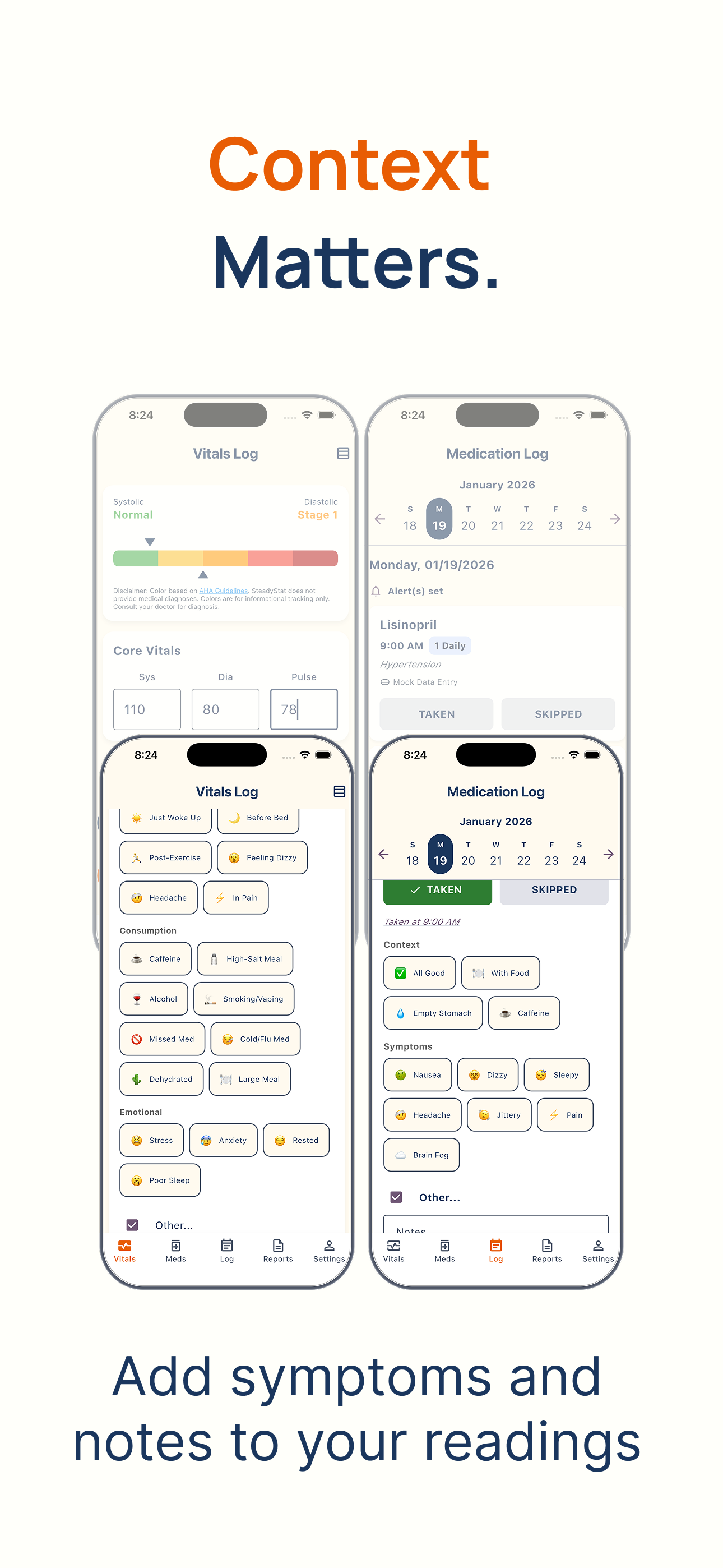 SteadyStat BP & Medication Log screenshot 4