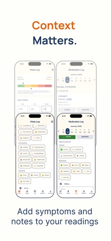 SteadyStat BP & Medication Log screenshot