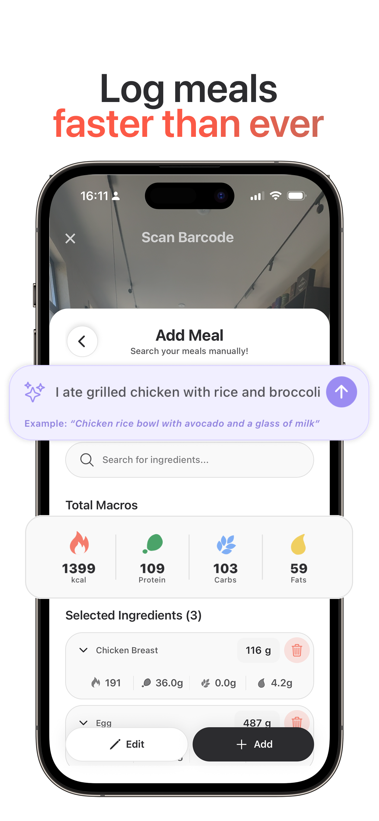 MyCals: Calorie Counter screenshot 3