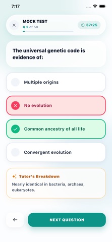 A Level Biology Practice Screenshot 3 of 5
