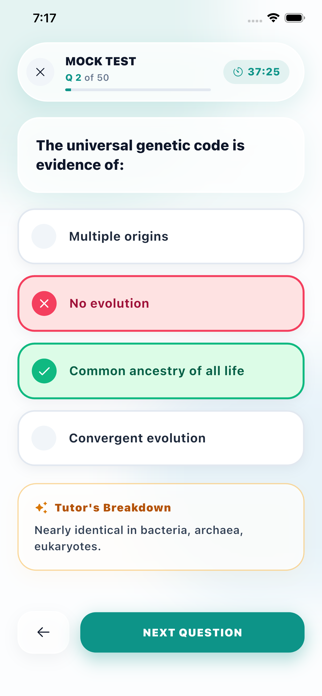 A Level Biology Practice Screenshot 3 of 5