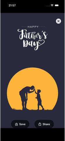 Happy Fathers Day 2026 iPhone screenshot