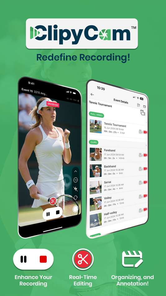 #1. ClipyCam – Pause Video Camera (iOS) 由: AiBi Technologies LLC.