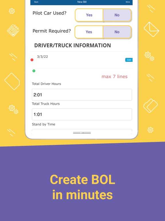 Screenshot #5 pour Bill of Lading Manager app