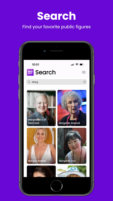 WhoDat: Celebrity Search Screenshot