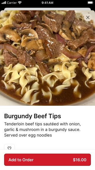 App screenshot