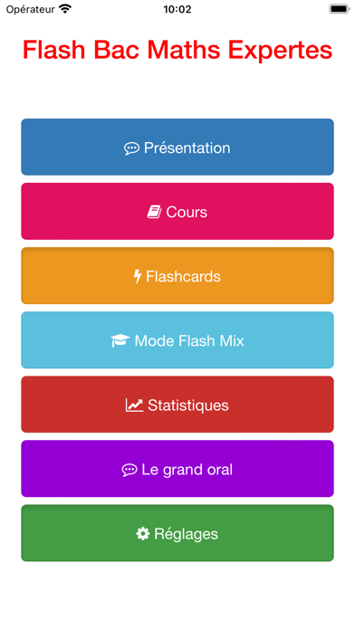 Maths Expertes Screenshot