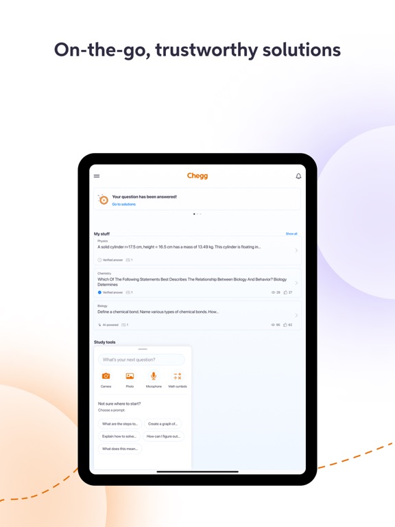 Screenshot #5 pour Chegg Study - Homework Help