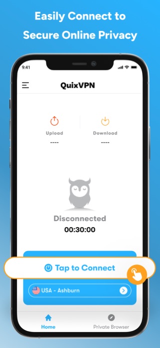 VPN Proxy Master - QuixVPN Screenshot 2 of 6