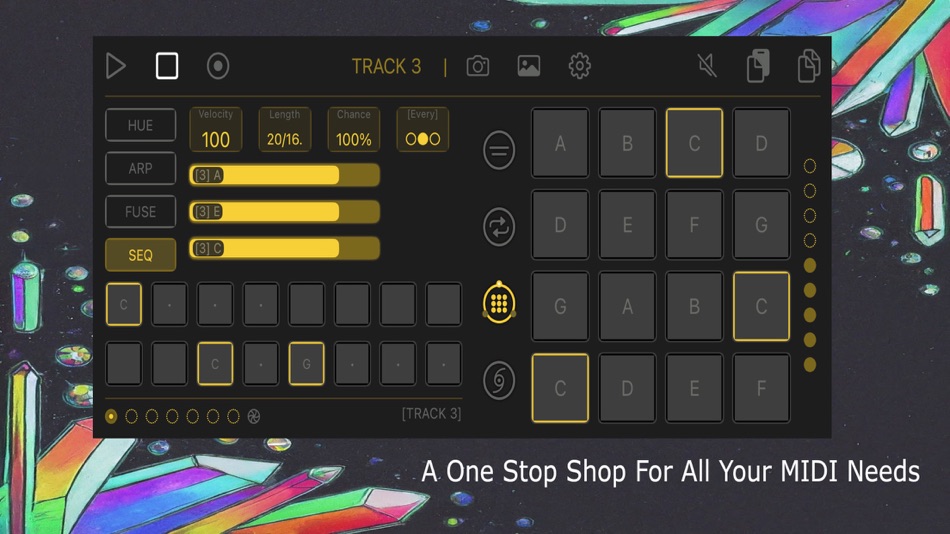 #2. Prism MIDI Sequencer (iOS) 由: Tyler Quatraro
