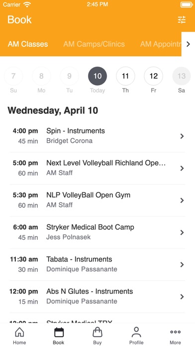 Athletic Mentors Screenshot