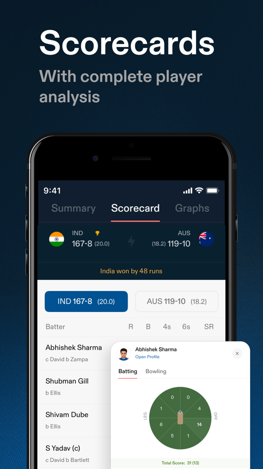 #4. CREX - Just Cricket (iOS) Av: Parthtech Developers LLP