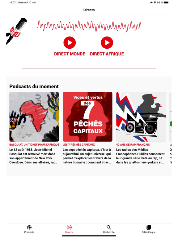 Screenshot #5 pour RFI Pure radio