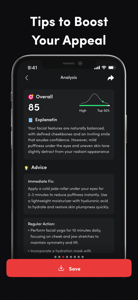 Umax AI: Face Scan & Rate face screenshot 5